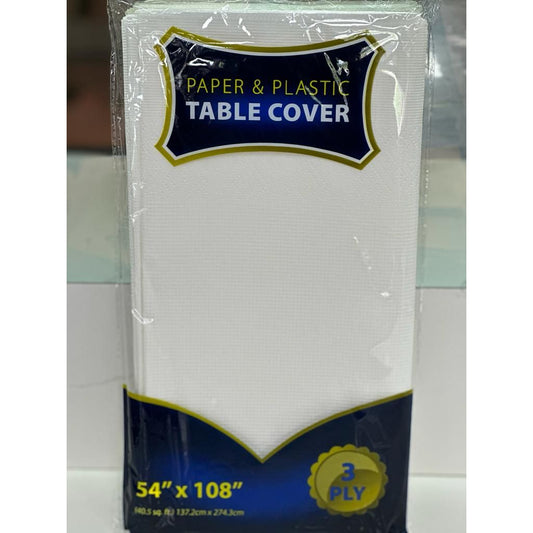 3 PLY Table Cover White