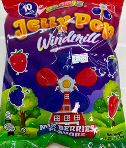 Jelly Pop Windmill Candies 4.23oz