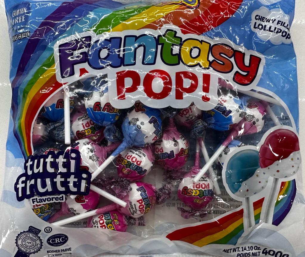 Fantasy Pop! Tutti Frutti Flavor Lollipops