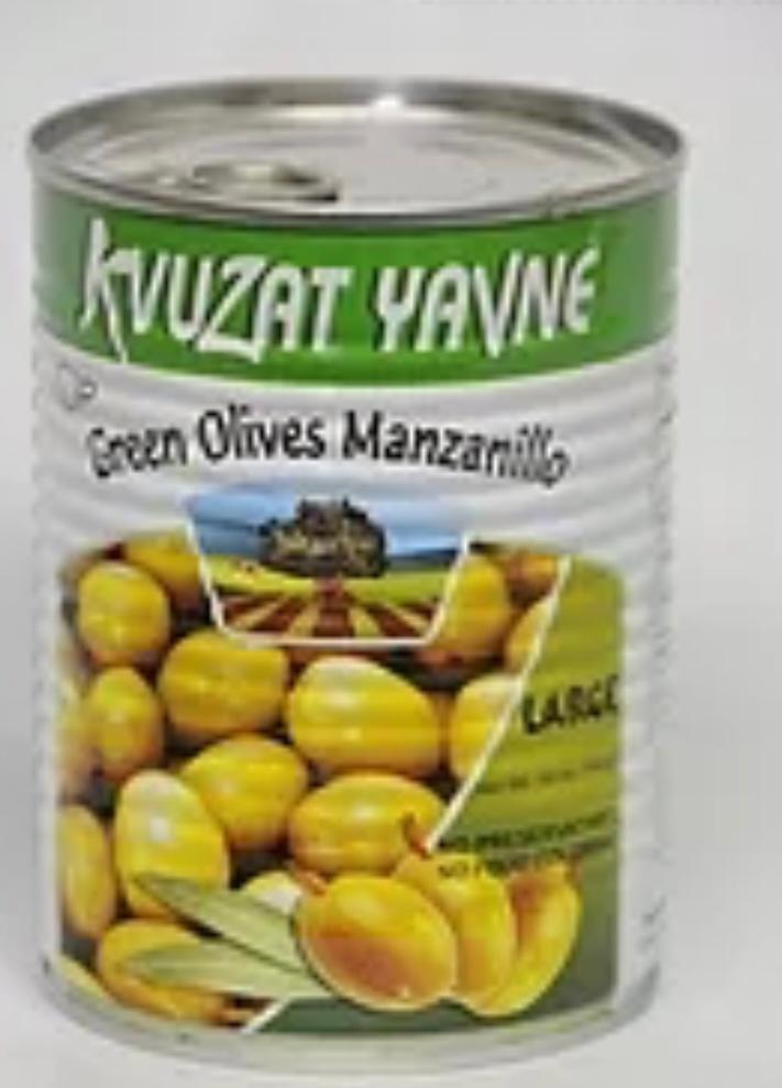 YAVNE Green Olives Manzanillo (Large)