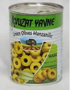 YAVNE Sliced Green Olives Manzanillo