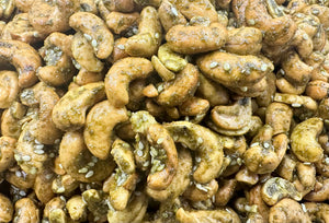 Roasted cashews with zaatar