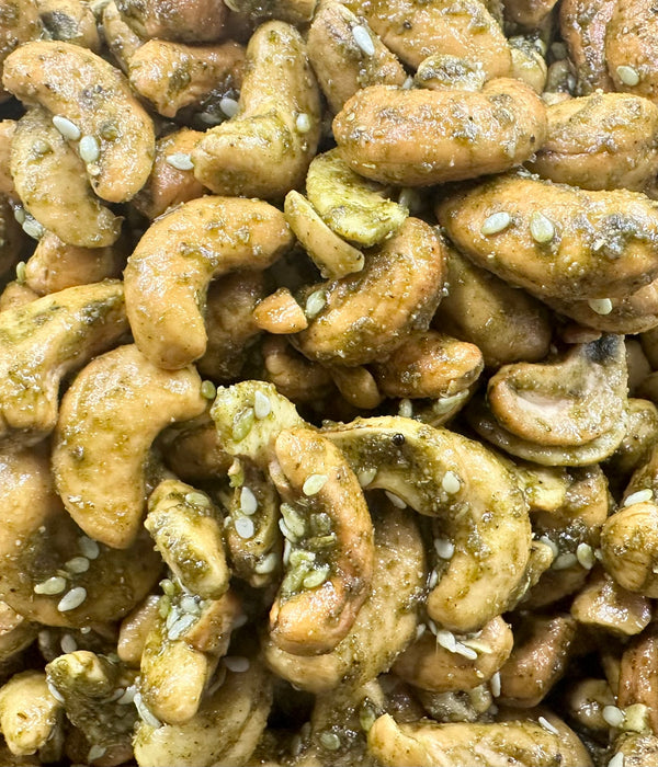 Roasted cashews with zaatar