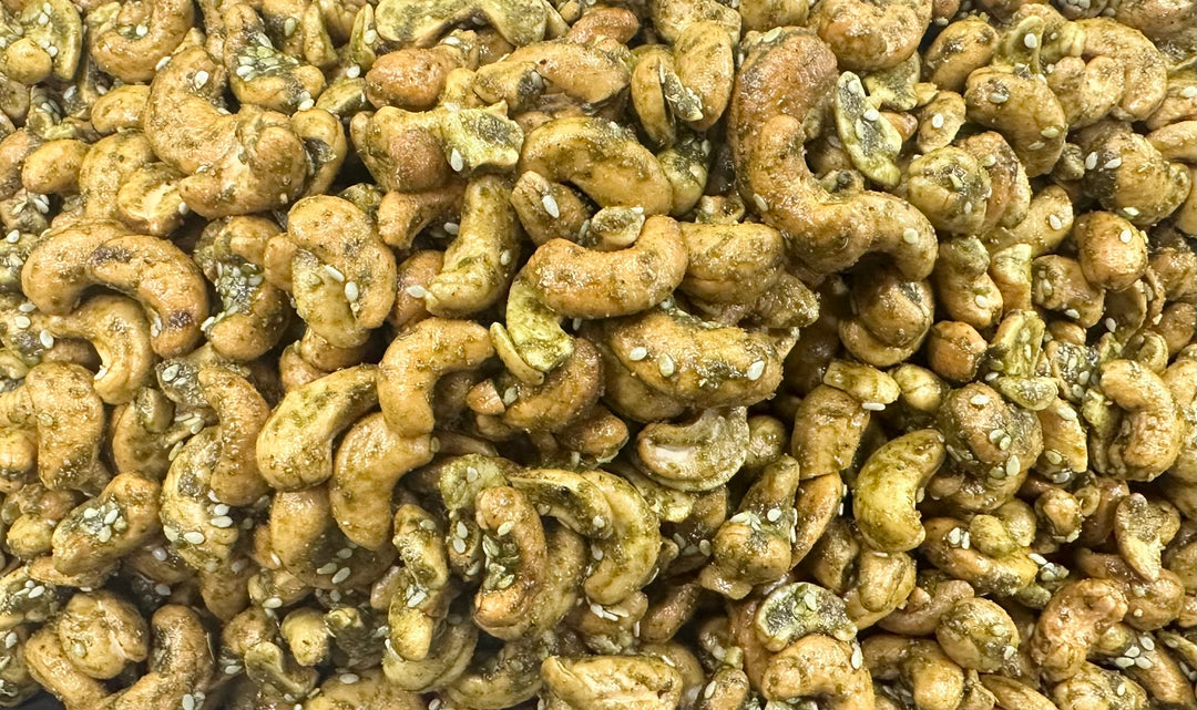Roasted cashews with zaatar