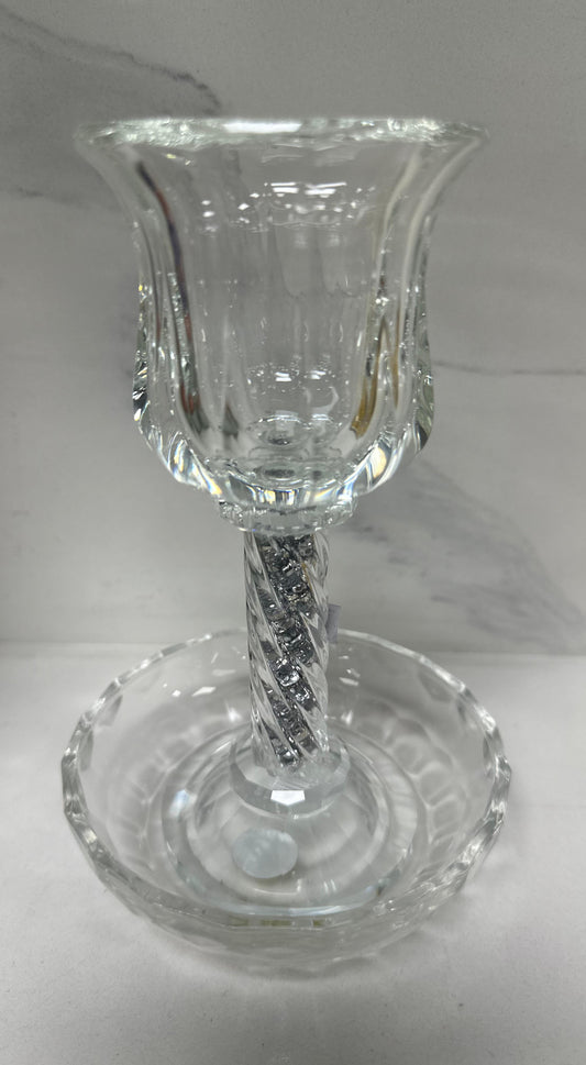 Crystal Glass Kidush Cup