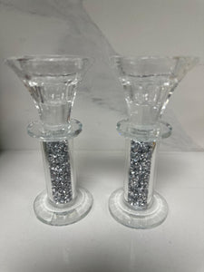 Glass Candle Holders