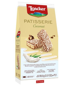 Loacker Patisserie Coconut Wafer Biscuits