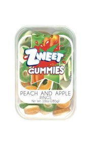 Zweet Gummies Peach & Apple Rings
