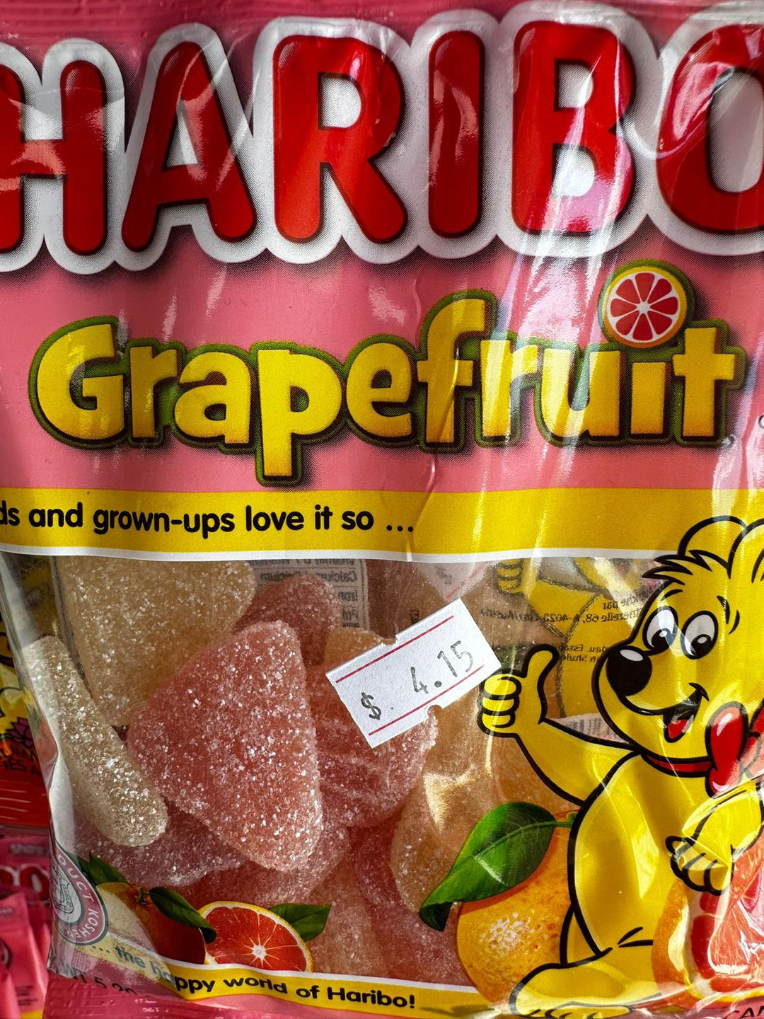 HARIBO Gummy Candy Grapefruit