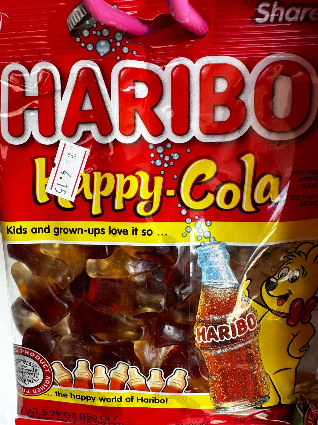 HARIBO Gummy Candy Happy-Cola