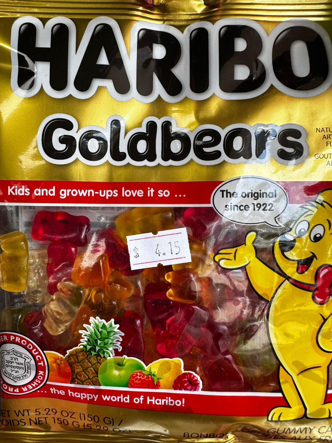 HARIBO Gummy Candy Goldbears