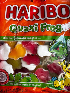 HARIBO Gummy Candy Quaxi Frogs