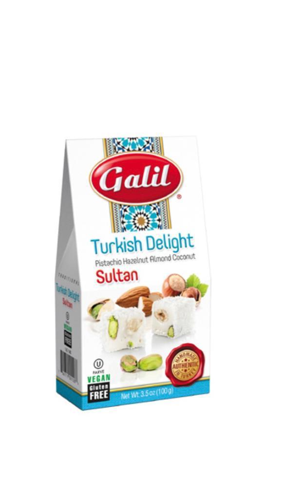 Galil Turkish Delight Assortment - Pistacho Hazelnut Almond Coconut