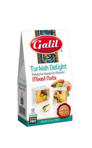 Galil Turkish Delight Assortment - Pistachio Hazelnut Almond