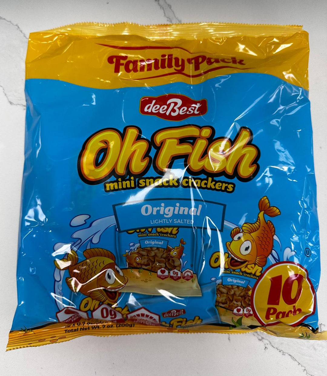 Oh Fish Mini Snack Crackers - Original Flavor