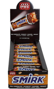 Smirk Peanuts, Caramel & Nougat Chocolate Bar