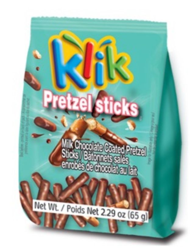 Klik Chocolate Pretzel Sticks