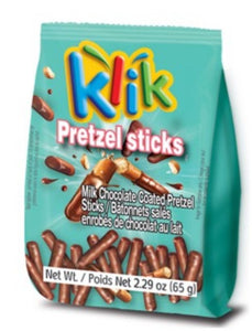 Klik Chocolate Pretzel Sticks