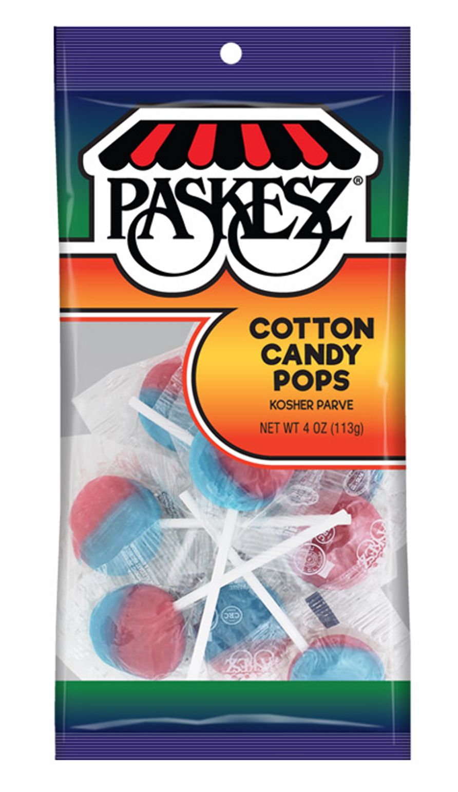 Cotton Candy Lollipops