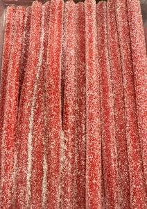 Vidal Sour Strawberry Flavored Candy Straws