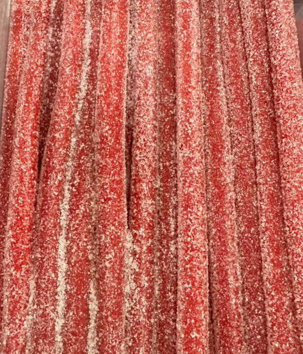 Vidal Sour Strawberry Flavored Candy Straws