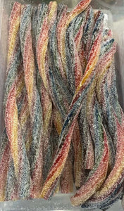Vidal Fruit Flavored Candy Twisted Straws