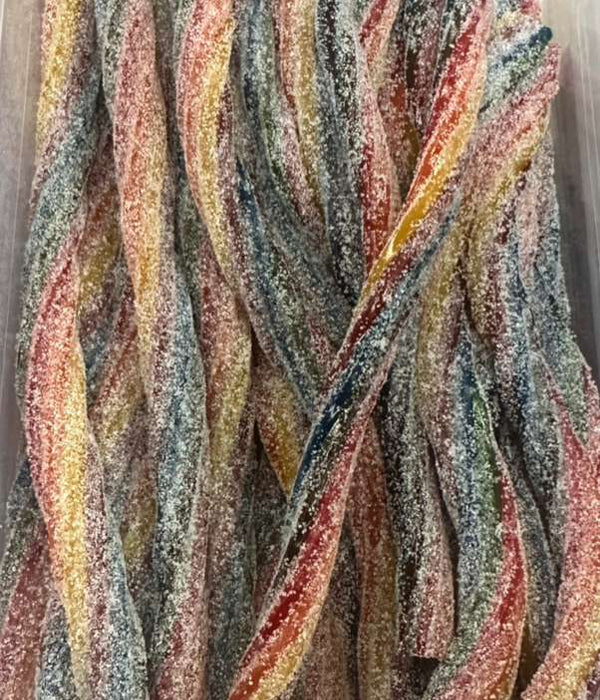 Vidal Fruit Flavored Candy Twisted Straws