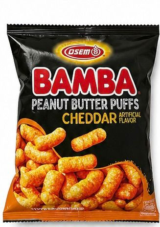 Osem Bamba Cheddar Peanut Butter Puffs