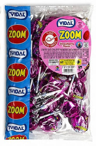 Vidal Strawberry Flavored Lollipops