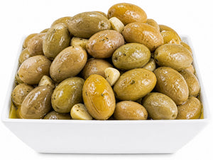 Large Olives with Herbs and Garlic