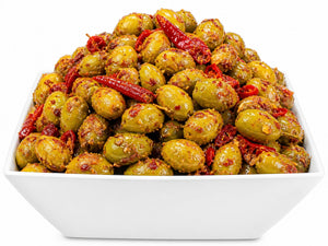 Spicy Syrian Olives
